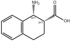 CIS-1-AMINO-1,2,3,4-TETRAHYDRO-2-NAPHTHALENECARBOXYLIC ACID Struktur