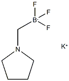 Potassium trifluoro[(pyrrolidin-1-yl)methyl]borate Struktur