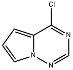 4-chloropyrrolo[1,2-f][1,2,4]triazine Struktur