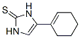 2H-Imidazole-2-thione,  4-(1-cyclohexen-1-yl)-1,3-dihydro- Struktur