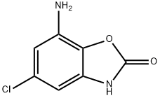 7-Amino-5-chloro-2(3H)-benzoxazolone Struktur