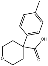 4-P-TOLYL-TETRAHYDRO-PYRAN-4-CARBOXYLIC ACID Struktur