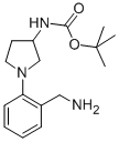 [1-(2-AMINOMETHYL-PHENYL)-PYRROLIDIN-3-YL]-CARBAMIC ACID TERT-BUTYL ESTER Struktur