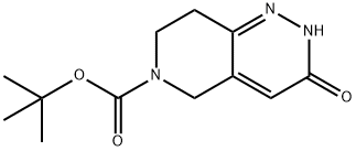 6-N-BOC-5,6,7,8-TETRAHYDRO-PYRIDO[4,3-C]PYRIDAZIN-3-OL Struktur