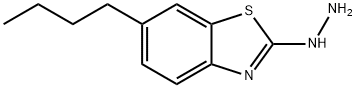 6-BUTYL-2(3H)-BENZOTHIAZOLONE HYDRAZONE Struktur