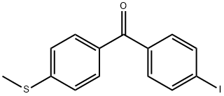 4-IODO-4'-METHYLTHIOBENZOPHENONE Struktur