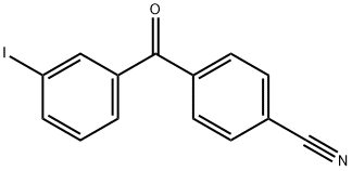 4-CYANO-3'-IODOBENZOPHENONE Struktur