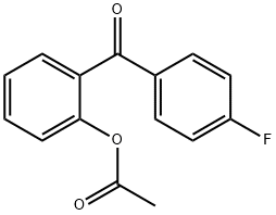 2-ACETOXY-4'-FLUOROBENZOPHENONE Struktur