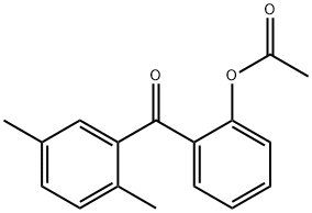 2-ACETOXY-2',5'-METHYLBENZOPHENONE Struktur