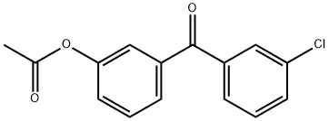 3-ACETOXY-3'-CHLOROBENZOPHENONE Struktur