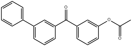 3-ACETOXY-3'-PHENOXYBENZOPHENONE Struktur