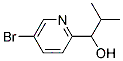 1-(5-bromo-pyridin-2-yl)-2-methyl-propan-1-ol Struktur