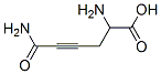 2,6-Diamino-6-oxo-4-hexynoic acid Struktur