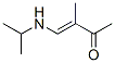 3-Buten-2-one, 3-methyl-4-[(1-methylethyl)amino]-, (E)- (9CI) Struktur