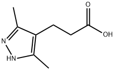 3-(3,5-DIMETHYL-1 H-PYRAZOL-4-YL)-PROPIONIC ACID Struktur