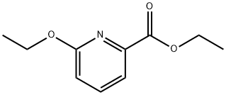 2-PYRIDINECARBOXYLIC ACID, 6-ETHOXY-, ETHYL ESTER Struktur