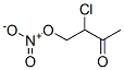 2-Butanone,  3-chloro-4-hydroxy-,  nitrate  (7CI) Struktur