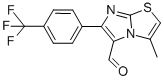 3-METHYL-6-[4-(TRIFLUOROMETHYL)PHENYL]IMIDAZO[2,1-B]THIAZOLE-5-CARBOXALDEHYDE Struktur