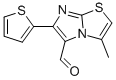 3-METHYL-6-(2-THIENYL)IMIDAZO[2,1-B]THIAZOLE-5-CARBOXALDEHYDE Struktur