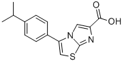 3-[4-(1-METHYLETHYL)PHENYL]IMIDAZO[2,1-B]THIAZOLE-6-CARBOXYLIC ACID Struktur