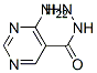 5-Pyrimidinecarboxylicacid,4-amino-,hydrazide(7CI) Struktur