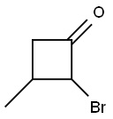 Cyclobutanone,  2-bromo-3-methyl- Struktur