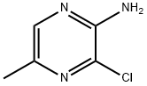 2-amino-3-chloro-5-methyl-pyrazine Struktur