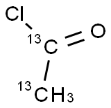 乙酰氯-13C2 結(jié)構(gòu)式