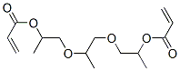 1-[2-(2-prop-2-enoyloxypropoxy)propoxy]propan-2-yl prop-2-enoate Struktur