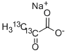 PYRUVIC-2 3-13C2 ACID SODIUM SALT Struktur