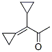 2-Propanone, 1-cyclopropyl-1-cyclopropylidene- (9CI) Struktur