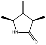 2-Pyrrolidinone,3,5-dimethyl-4-methylene-,cis-(9CI) Struktur