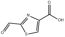 4-Thiazolecarboxylic acid, 2-formyl- (7CI) Struktur