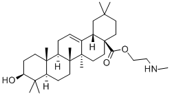 2-(Methylamino)ethyl oleanolate Struktur