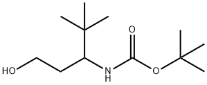 [1-(2-HYDROXY-ETHYL)-2,2-DIMETHYL-PROPYL]-CARBAMIC ACID TERT-BUTYL ESTER Struktur