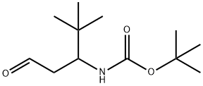 [2,2-DIMETHYL-1-(2-OXO-ETHYL)-PROPYL]-CARBAMIC ACID TERT-BUTYL ESTER Struktur