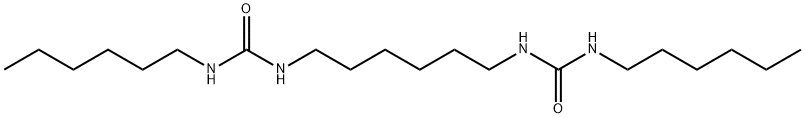 N,N''-hexane-1,6-diylbis[N'-hexylurea] Struktur