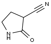 3-Pyrrolidinecarbonitrile, 2-Oxo Struktur