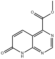 Pyrido[2,3-d]pyriMidine-4-carboxylic acid, 7,8-dihydro-7-oxo-, Methyl ester Struktur