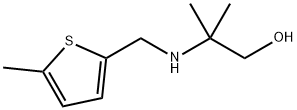 2-methyl-2-{[(5-methyl-2-thienyl)methyl]amino}-1-propanol Struktur