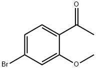 1-(4-bromo-2-methoxyphenyl)ethanone Struktur