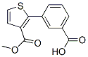 3-(3-(Methoxycarbonyl)thiophen-2-yl)benzoic acid Struktur