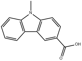 9-METHYL-9H-CARBAZOLE-3-CARBOXYLIC ACID Struktur