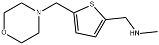 N-methyl-[5-(morpholinomethyl)thien-2-ylmethyl]amine Struktur