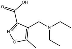 4-[(diethylamino)methyl]-5-methylisoxazole-3-carboxylic acid(SALTDATA: HCl) Struktur