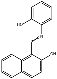 1-[[(2-hydroxyphenyl)imino]methyl]-2-naphthol  Struktur