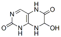 2,6-Pteridinedione,1,5,7,8-tetrahydro-7-hydroxy-(7CI) Struktur