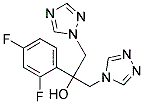 alpha-(2,4-Difluorophenyl)-alpha-(4H-1,2,4-triazol-4-ylmethyl)-1H-1,2,4-triazole-1-ethanol Struktur