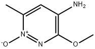 Pyridazine,  4-amino-3-methoxy-6-methyl-,  1-oxide  (7CI) Struktur