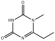 s-Triazine-2,4(1H,3H)-dione, 6-ethyl-1-methyl- (7CI) Struktur